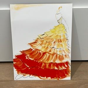 SOLD Signed Christian Soriano ‘Sunset Ombré’ sketch print